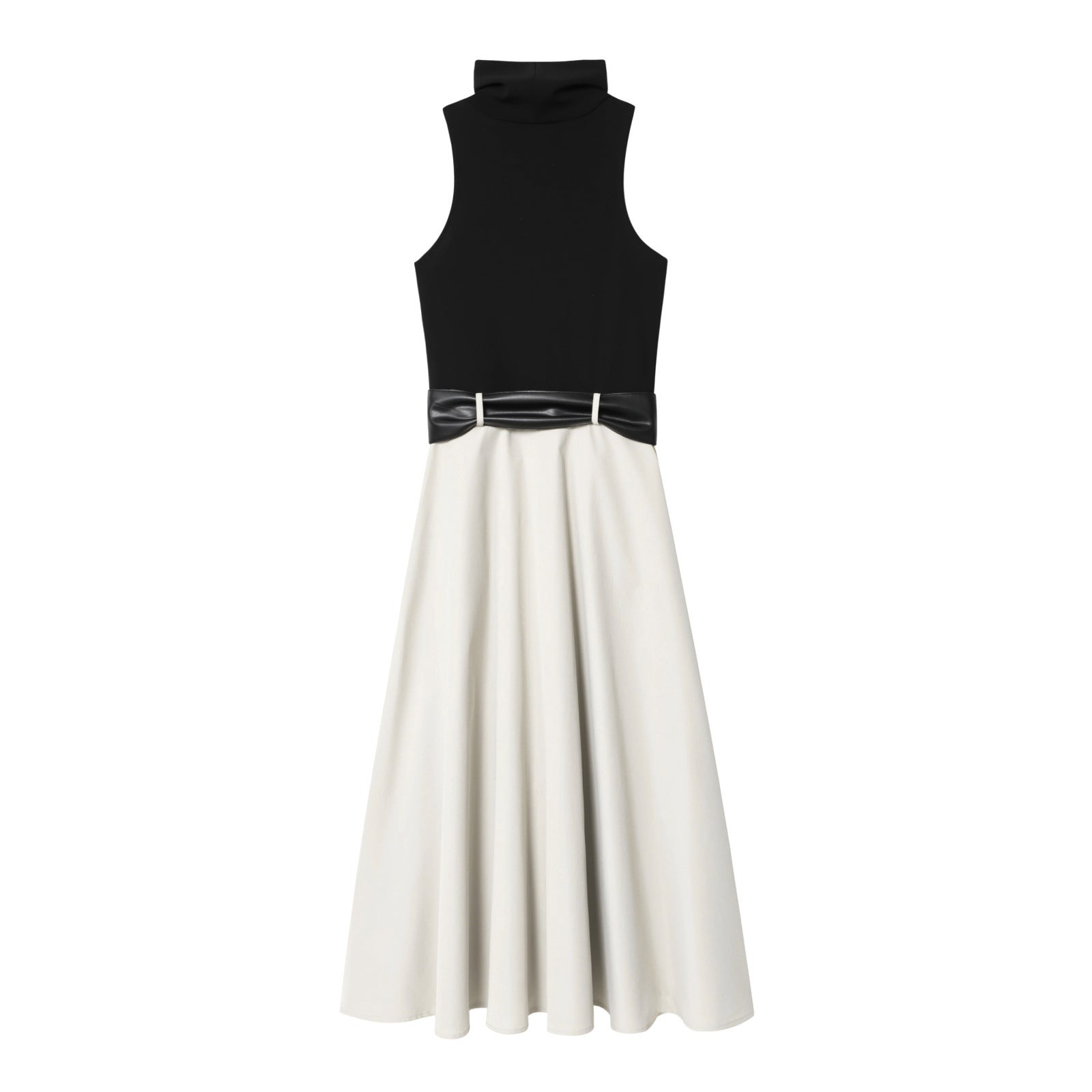 Belted Sleeveless Maxi Dress