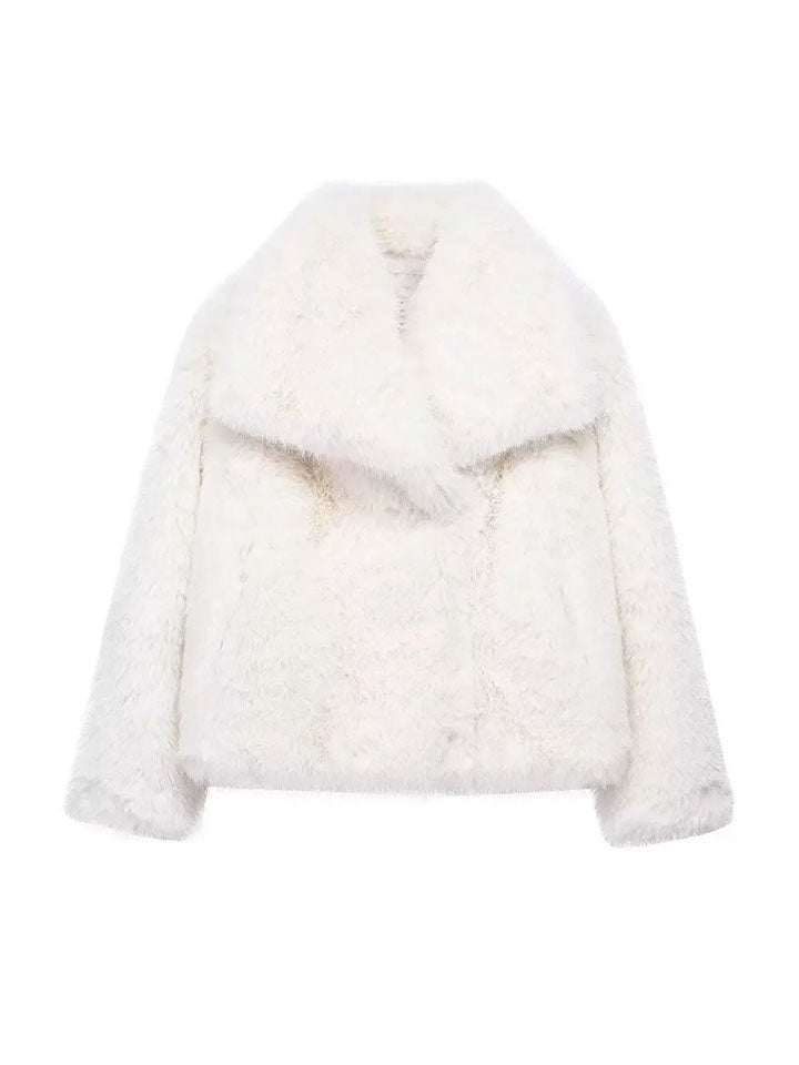 Luxe Faux Fur Statement Coat